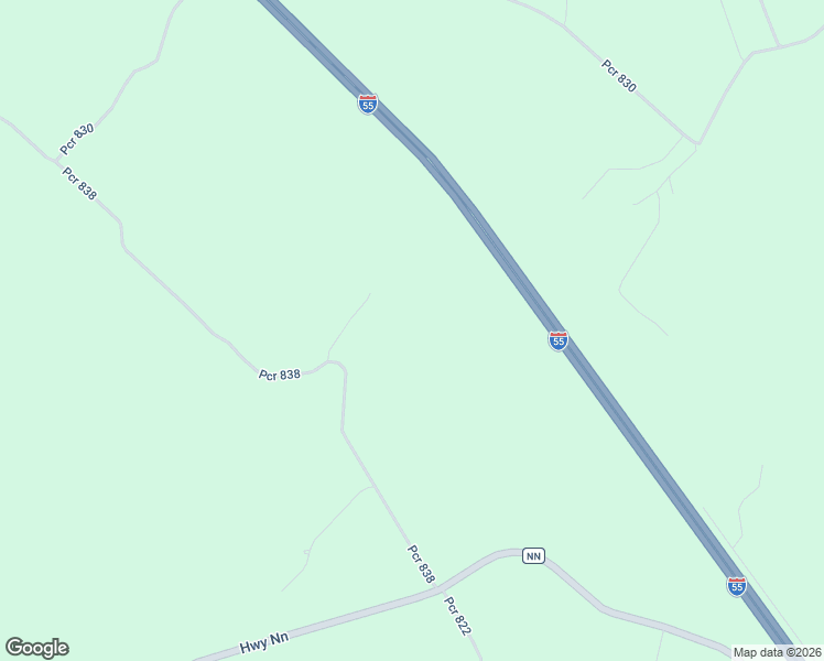 map of restaurants, bars, coffee shops, grocery stores, and more near Interstate 55 in Perryville