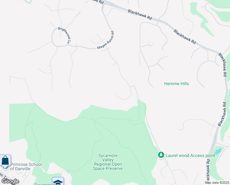 map of restaurants, bars, coffee shops, grocery stores, and more near 155 Sunhaven Road in Danville