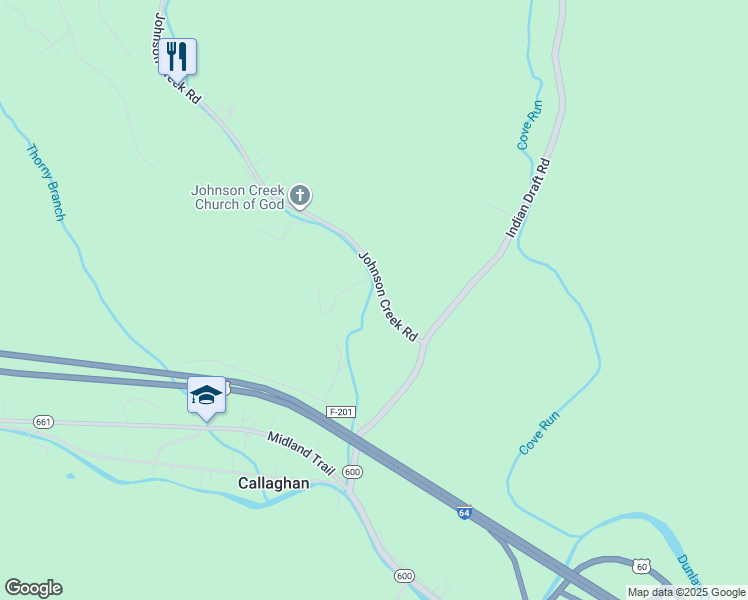 map of restaurants, bars, coffee shops, grocery stores, and more near 4024 Johnson Creek Road in Covington