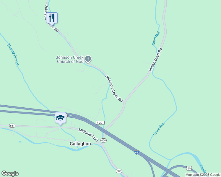 map of restaurants, bars, coffee shops, grocery stores, and more near 4024 Johnson Creek Road in Covington