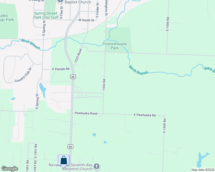 map of restaurants, bars, coffee shops, grocery stores, and more near 18210 Washington Street in Nevada