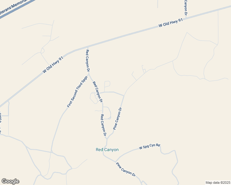 map of restaurants, bars, coffee shops, grocery stores, and more near 2604 West Maple Canyon Lane in Parowan
