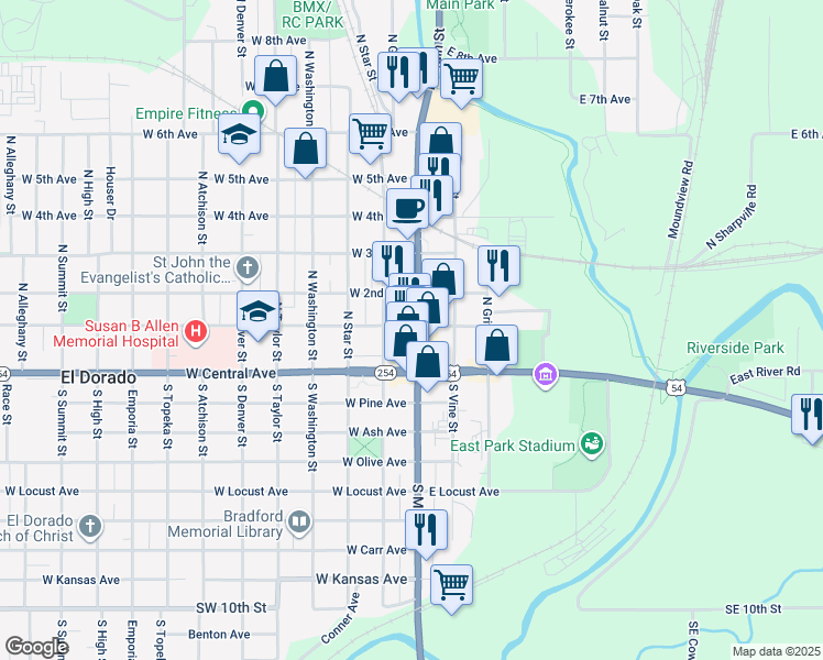 151 North Main Street, El Dorado KS Walk Score