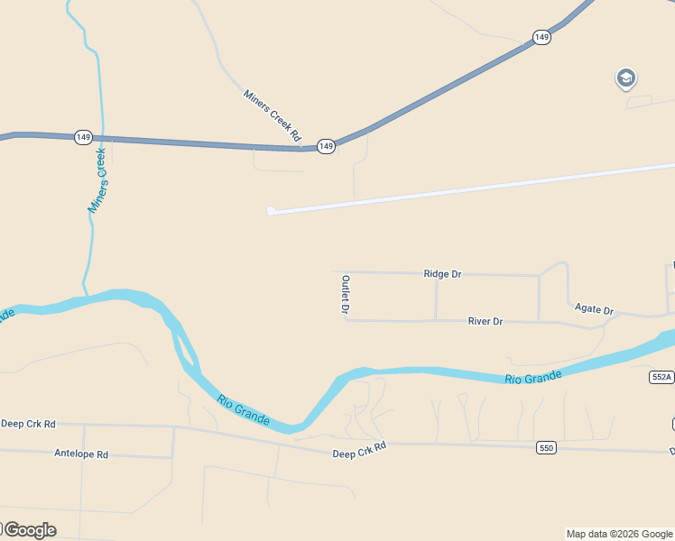 map of restaurants, bars, coffee shops, grocery stores, and more near 411 Ridge Drive in Creede