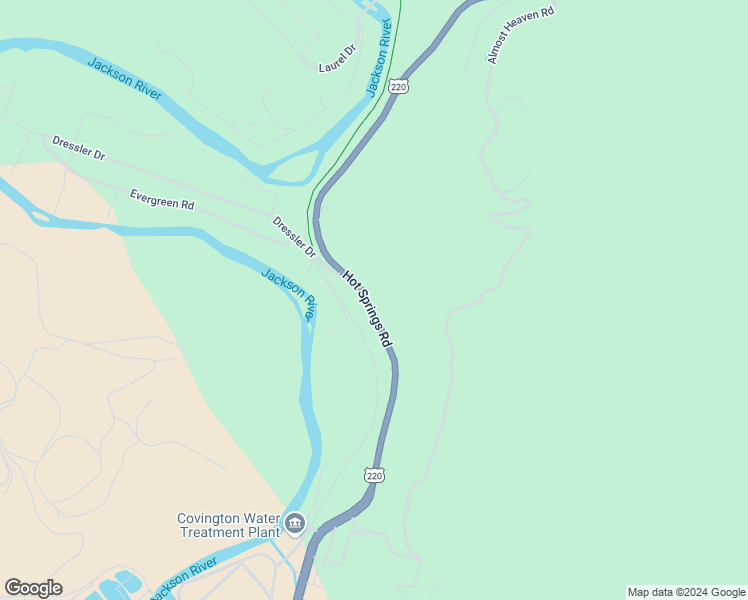 map of restaurants, bars, coffee shops, grocery stores, and more near 1817 Hot Springs Road in Covington