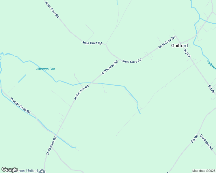 map of restaurants, bars, coffee shops, grocery stores, and more near 16207 Saint Thomas Road in Bloxom