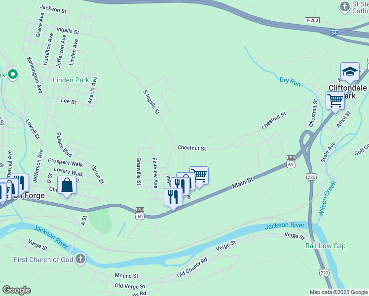 1610 Oakhill Avenue, Clifton VA Walk Score