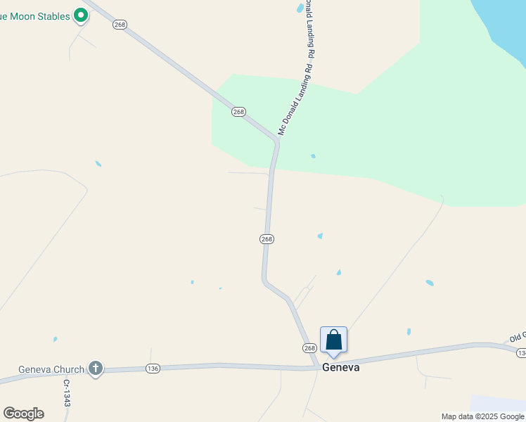 map of restaurants, bars, coffee shops, grocery stores, and more near 7539-7599 State Highway 268 in Henderson