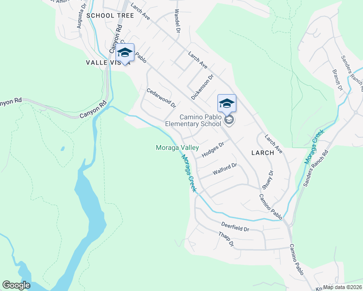 map of restaurants, bars, coffee shops, grocery stores, and more near 1276 Rimer Drive in Moraga