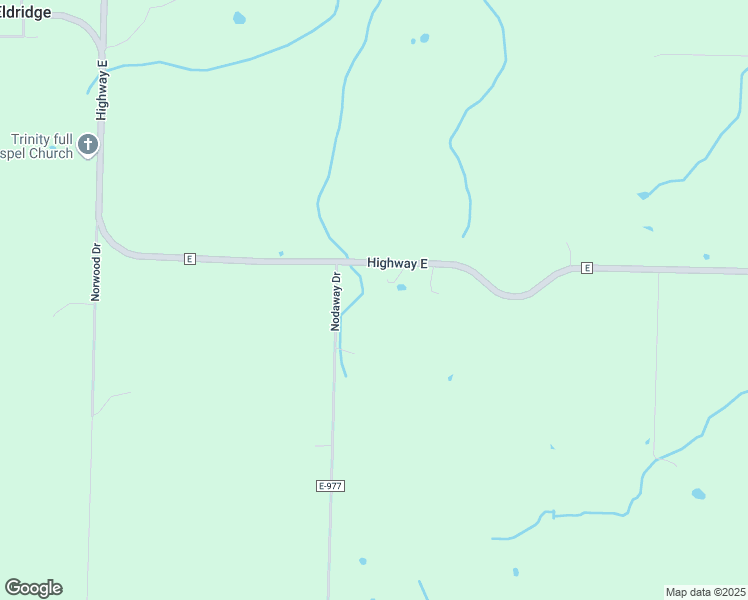 map of restaurants, bars, coffee shops, grocery stores, and more near 16616 Highway East in Eldridge
