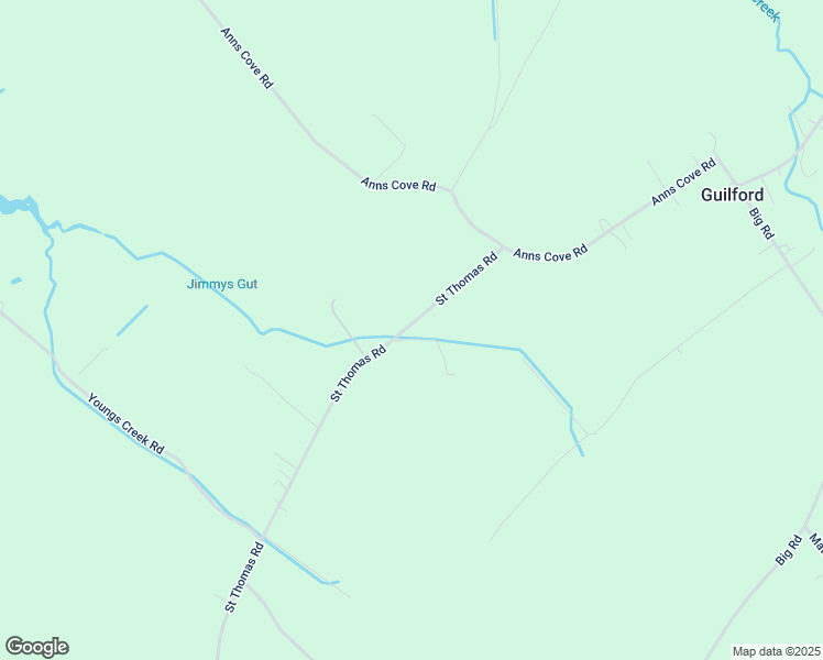 map of restaurants, bars, coffee shops, grocery stores, and more near 16207 Saint Thomas Road in Bloxom