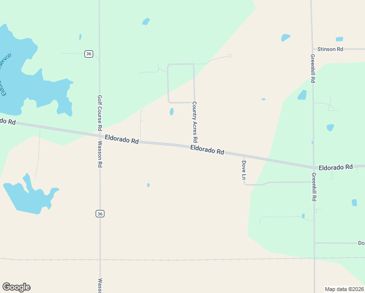 map of restaurants, bars, coffee shops, grocery stores, and more near Dove Lane in Eldorado