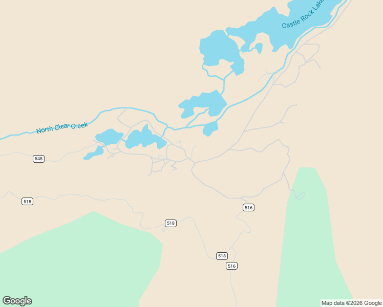 map of restaurants, bars, coffee shops, grocery stores, and more near FS Road 516 in Hinsdale County