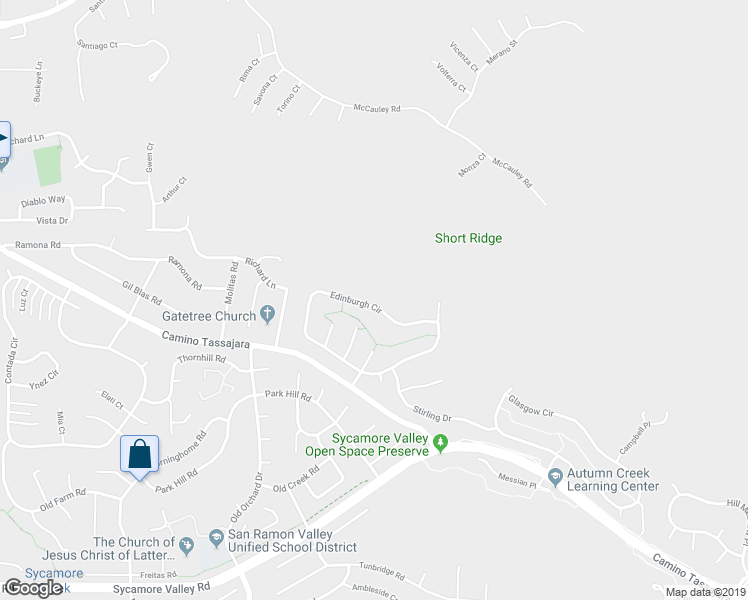 map of restaurants, bars, coffee shops, grocery stores, and more near 300 Edinburgh Circle in Danville