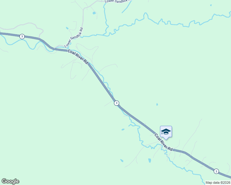 map of restaurants, bars, coffee shops, grocery stores, and more near 1970 Coal River Road in Glen Daniel