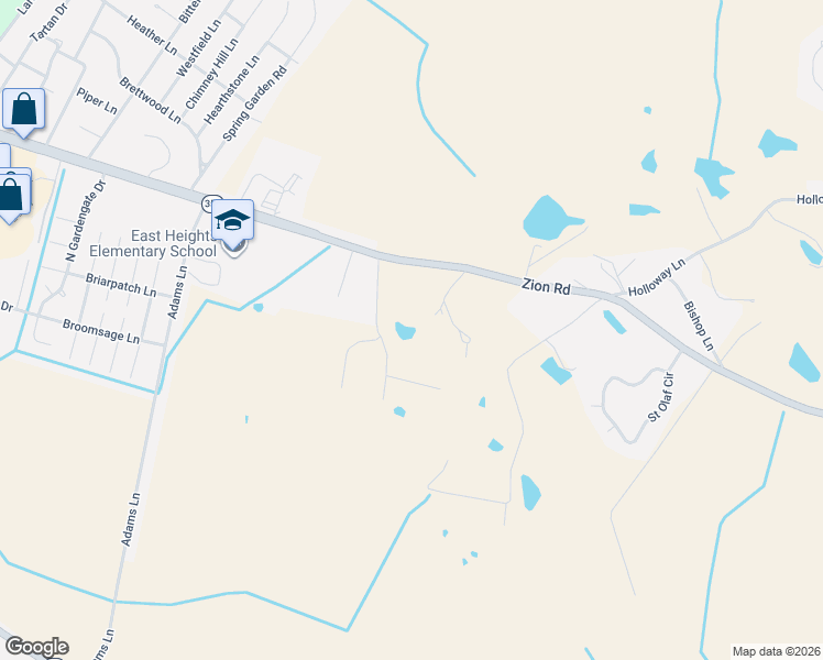 map of restaurants, bars, coffee shops, grocery stores, and more near 4210 Deepwood Drive in Henderson