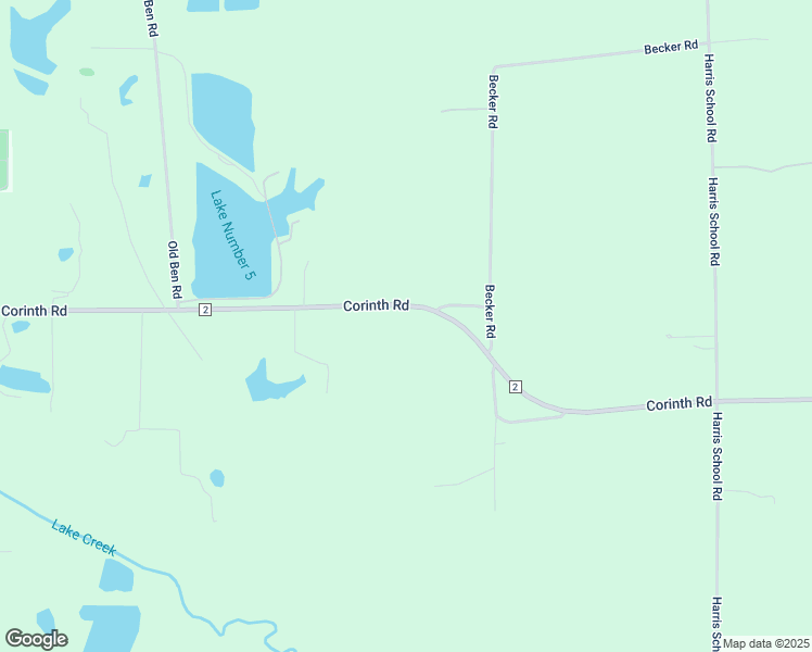 map of restaurants, bars, coffee shops, grocery stores, and more near 14401-14459 Corinth Road in Johnston City