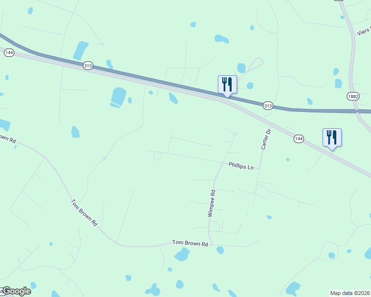 map of restaurants, bars, coffee shops, grocery stores, and more near 2-298 Hill Court in Vine Grove