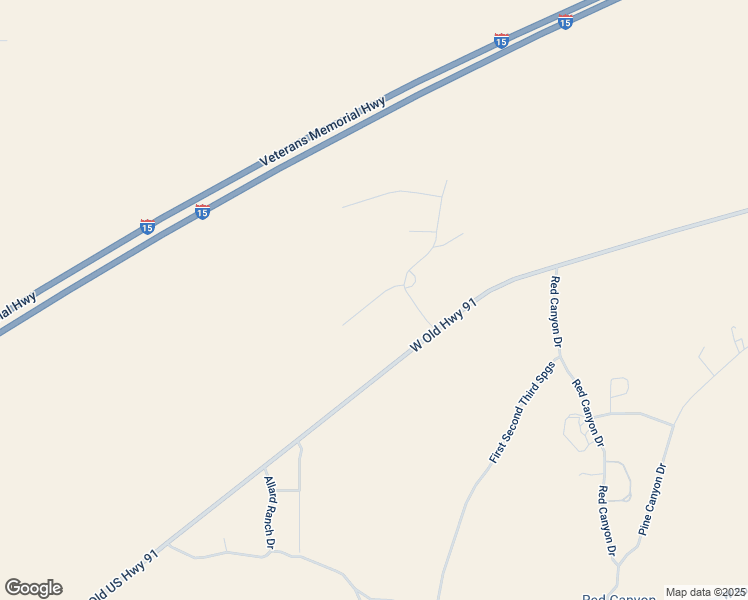 map of restaurants, bars, coffee shops, grocery stores, and more near Sunflower Lane in Parowan