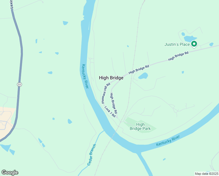 map of restaurants, bars, coffee shops, grocery stores, and more near 4545 High Bridge Road in Wilmore