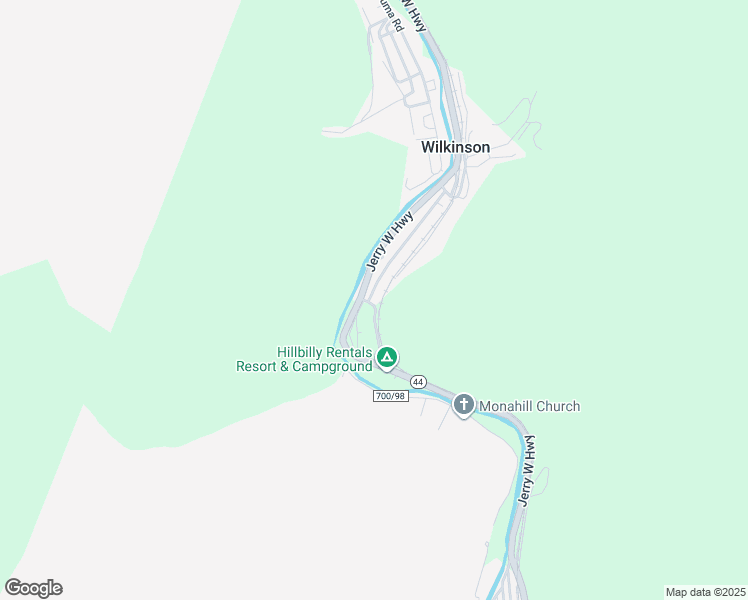 map of restaurants, bars, coffee shops, grocery stores, and more near 307 Monitor Park Road in Wilkinson