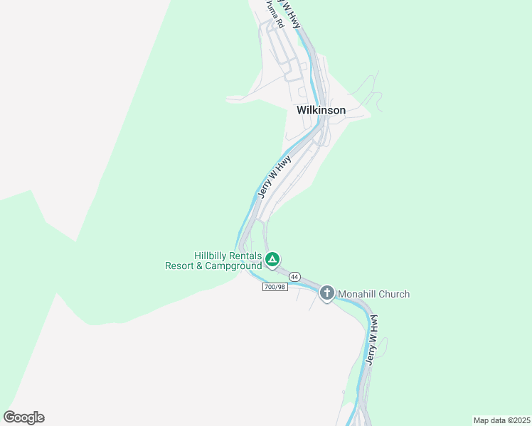 map of restaurants, bars, coffee shops, grocery stores, and more near 307 Monitor Park Road in Wilkinson