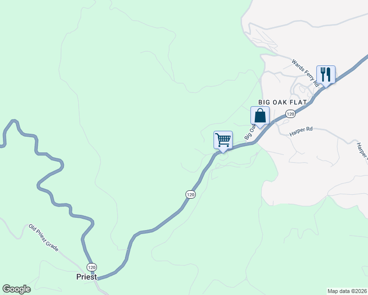 map of restaurants, bars, coffee shops, grocery stores, and more near 17290 Anderson Street in Groveland