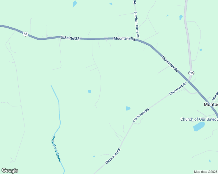 map of restaurants, bars, coffee shops, grocery stores, and more near 15216 Rockford Road in Montpelier