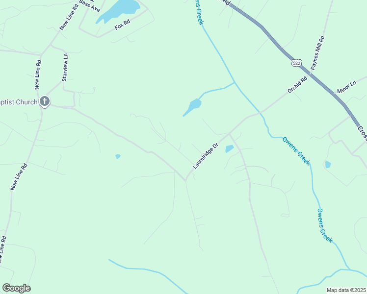 map of restaurants, bars, coffee shops, grocery stores, and more near 118 Oak Ridge Road in Mineral