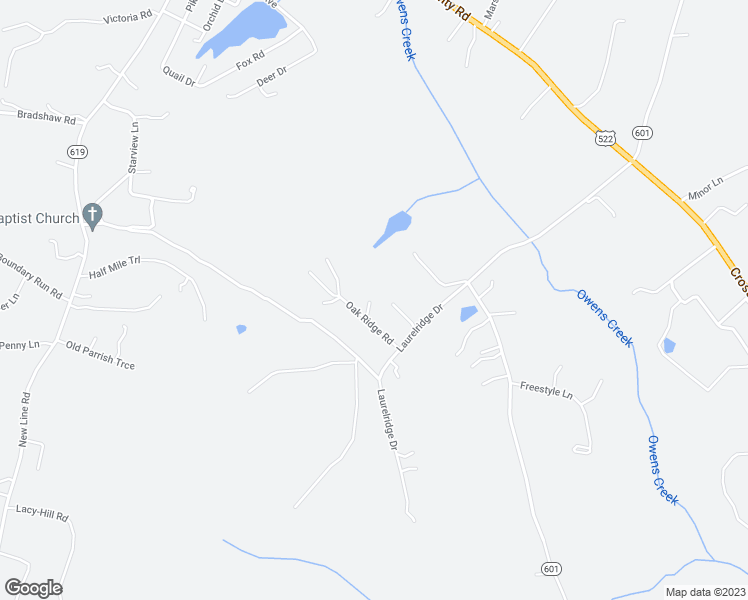 map of restaurants, bars, coffee shops, grocery stores, and more near 118 Oak Ridge Road in Mineral