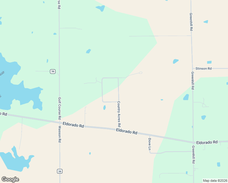 map of restaurants, bars, coffee shops, grocery stores, and more near 187-399 Country Acres Road in Eldorado