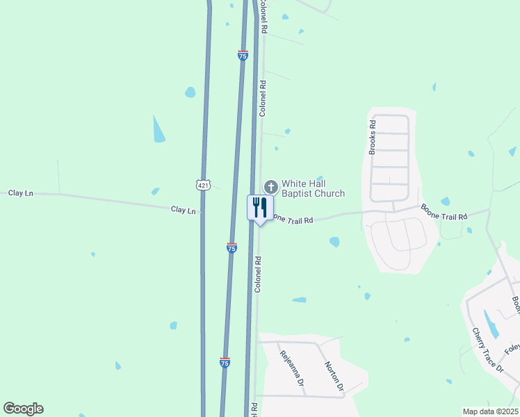 map of restaurants, bars, coffee shops, grocery stores, and more near 3347 Colonel Road in Richmond