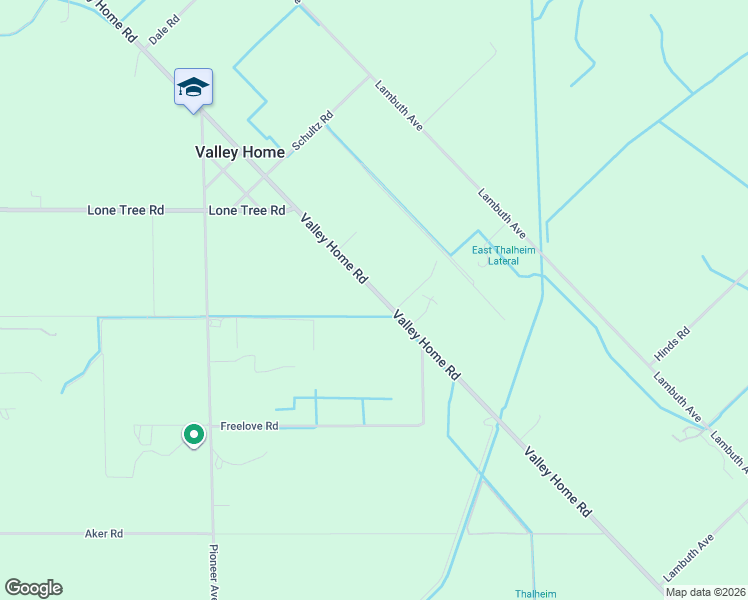 map of restaurants, bars, coffee shops, grocery stores, and more near 12813 Valley Home Road in Valley Home