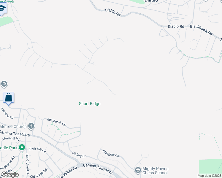 map of restaurants, bars, coffee shops, grocery stores, and more near 1034 McCauley Road in Danville