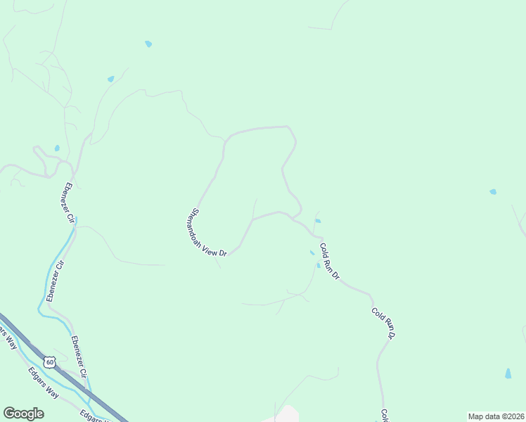 map of restaurants, bars, coffee shops, grocery stores, and more near Shenandoah View Drive in Lexington
