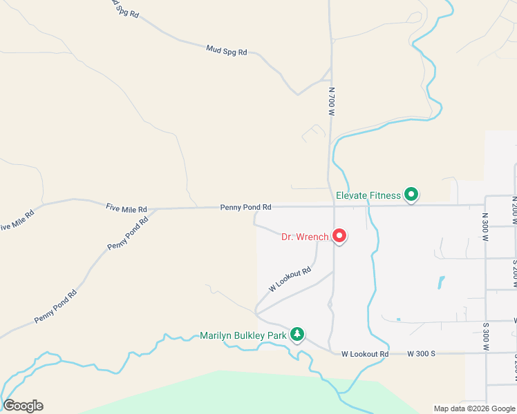 map of restaurants, bars, coffee shops, grocery stores, and more near Penny Pond Road in Panguitch