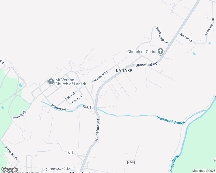 map of restaurants, bars, coffee shops, grocery stores, and more near 110 Iwo Jima Avenue in Beckley