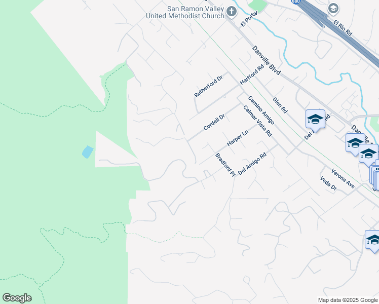 map of restaurants, bars, coffee shops, grocery stores, and more near 775 Kirkcrest Road in Danville