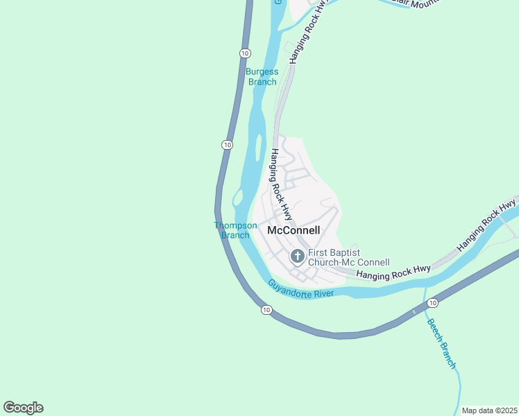 map of restaurants, bars, coffee shops, grocery stores, and more near 65 Faded Oaks Road in Stollings