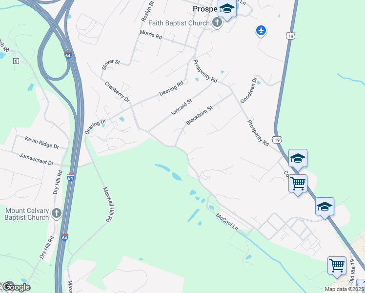map of restaurants, bars, coffee shops, grocery stores, and more near 534 County Route 6-2 in Beckley