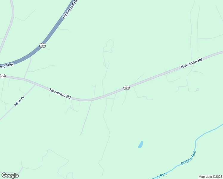 map of restaurants, bars, coffee shops, grocery stores, and more near 1107 Howerton Road in Dunnsville