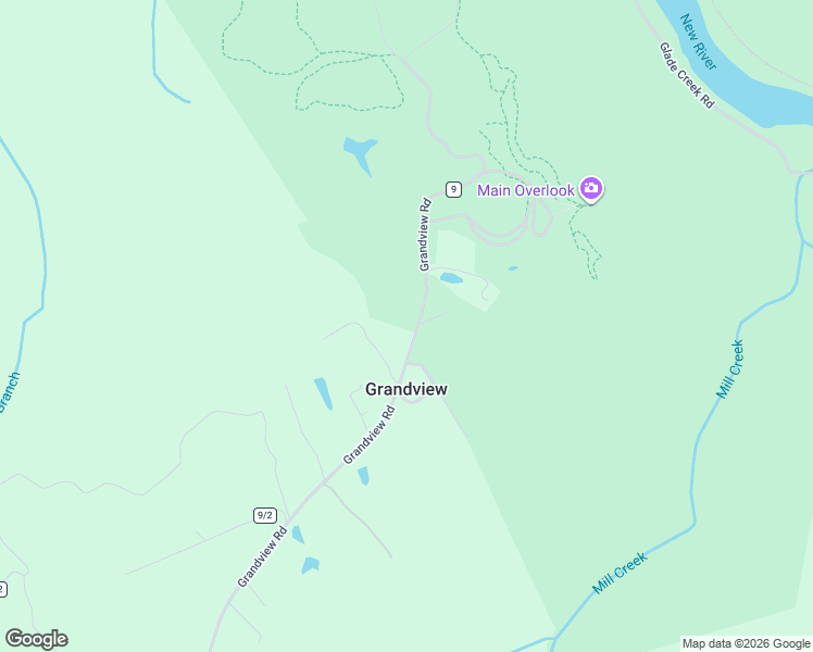 map of restaurants, bars, coffee shops, grocery stores, and more near 4529 Grandview Road in Beaver