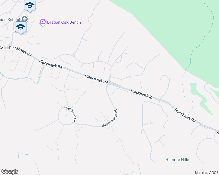 map of restaurants, bars, coffee shops, grocery stores, and more near 5 Brooktree Drive in Danville