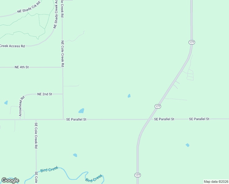 map of restaurants, bars, coffee shops, grocery stores, and more near 4606 Northeast Parallel Street in El Dorado