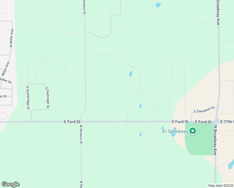 map of restaurants, bars, coffee shops, grocery stores, and more near 2016 East Ford Street in Valley Center