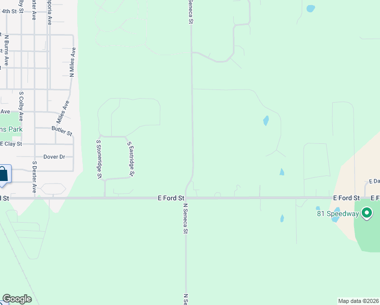 map of restaurants, bars, coffee shops, grocery stores, and more near 7945 North Seneca Street in Valley Center