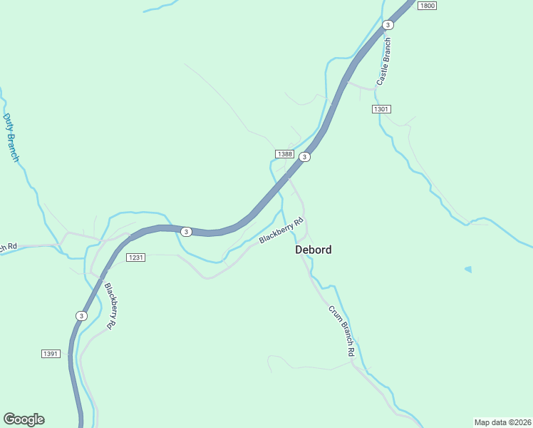 map of restaurants, bars, coffee shops, grocery stores, and more near 150 Ole Blue Drive in Debord
