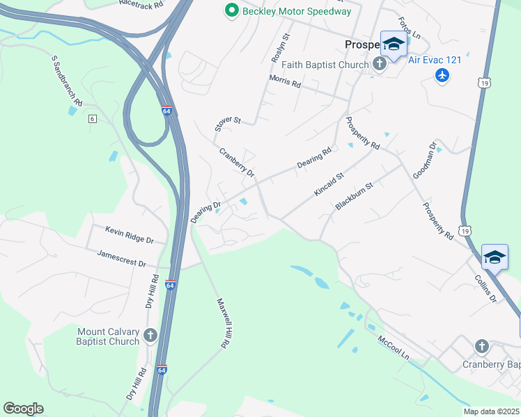 map of restaurants, bars, coffee shops, grocery stores, and more near 667 Cranberry Drive in Mount Hope