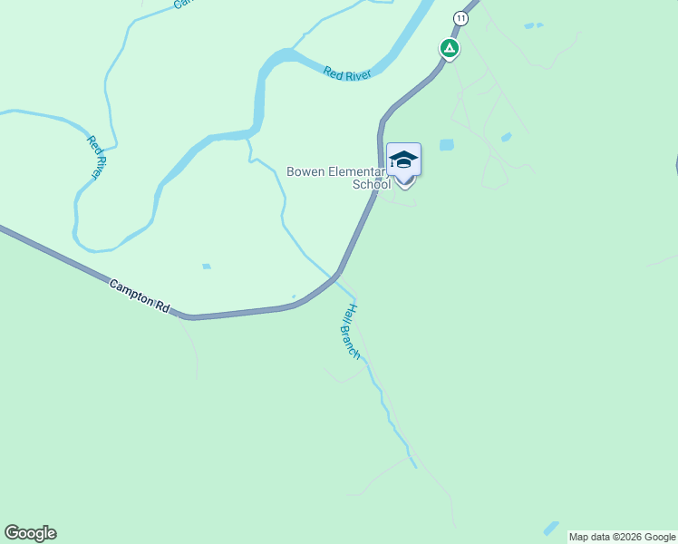 map of restaurants, bars, coffee shops, grocery stores, and more near 5607 Campton Road in Stanton