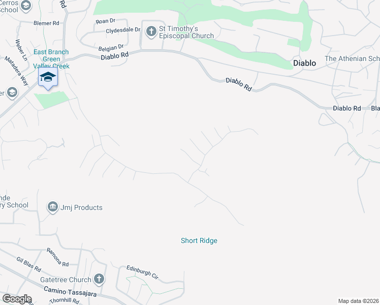 map of restaurants, bars, coffee shops, grocery stores, and more near 24 Volterra Court in Danville